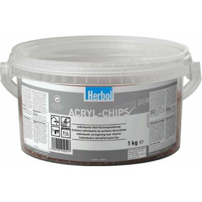 Herbol Acryl Chips 1 kg chipsů: červený