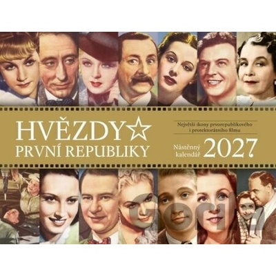 Hvězdy první republiky nástěnný Extra Publishing 2027