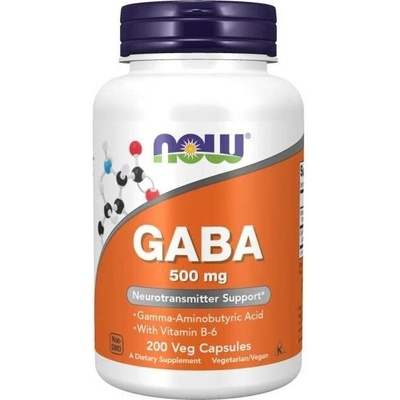Now Foods GABA 500 mg 200 veg kapsúl
