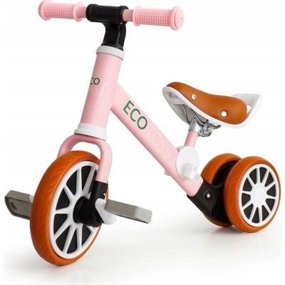 ECOTOYS Trojkolesový bicykel s pedálom