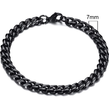 Daniel Dawson Ocelový náramek Daniel Black řetízek chirurgická ocel NR2059-BR-755B/21 Černá