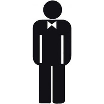 APLI самозалепващ стикер "Само за мъже (10702174)