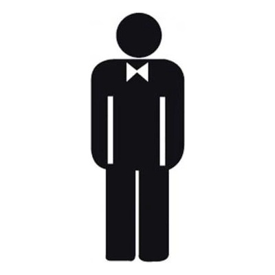 APLI самозалепващ стикер "Само за мъже (10702174)