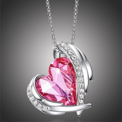 Éternelle Náhrdelník Swarovski elements NH1270-SN6000A(1) Růžová