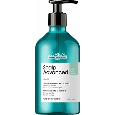 L'ORÉAL Professionnel Serie Expert Scalp Advanced Šampon čistící na mastné vlasy 500 ml