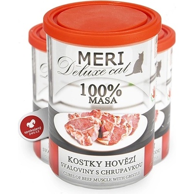 Sokol Falco Cat Meri Deluxe Kocky hovädzej svaloviny s chrupavkou 400 g