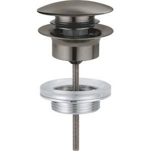 GROHE Selection Push-Open вентил за мивка, матов антрацит, твърд графит (65807AL0)