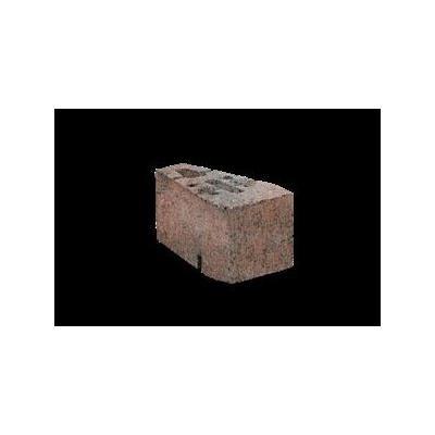 GEOSTONE miniFLAT 1/6 hladký Červeno-černá