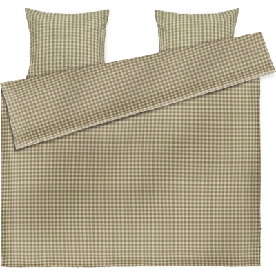 Juna Спално бельо Bæk & Bølge с 2 калъфки за възглавници 50 x 60 cm 220 x 220 см зелено-розово (637108)