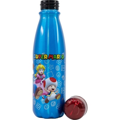 Super Denná hliníková fľaša Mario 600 ml
