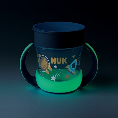Nuk Magic Cup Night hrnček s držadlami Blue 160 ml