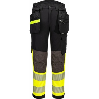 Portwest EV442 EV4 Hi Vis reflexné strečové nohavice žltá čierna