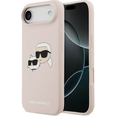 KARL LAGERFELD Liquid Silicone Double Heads MagSafe Задна Корица за iPhone Air Pink Karl Lagerfeld | Rozov | ЖЕНИ | UNI