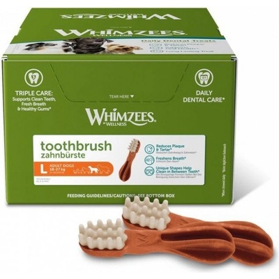 WHIMZEES Display Box Toothbrush Star L 14,5 cm / 60 g