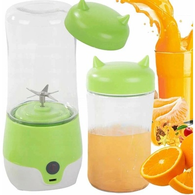 Prenosný smoothie mixér 350 ml zelený