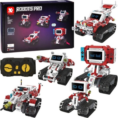 JOKO Technická stavebnica Robots Pro KY 5v1 s LED displejom RC