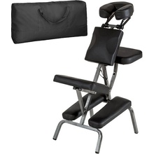 Tectake masážne kreslo z umelej kože tectake čierne