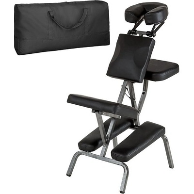 Tectake masážne kreslo z umelej kože tectake čierne