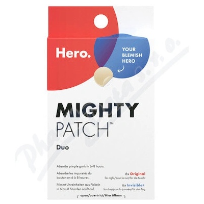 Hero. Mighty Patch Duo náplasti na akné 6 ks+6 ks