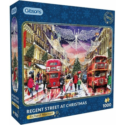 GIBSONS Vianočné Regent Street 1000 dielov
