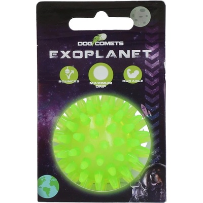 Dog Comets Exoplanet ježatý míč zelený 5 cm