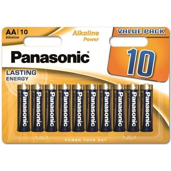 PANASONIC Alkaline Power AA 10ks LR6APB/10BW