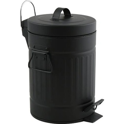 MSV pedálový odpadkový koš HABANA, černá ocel, s úchyty, 3 L 144309