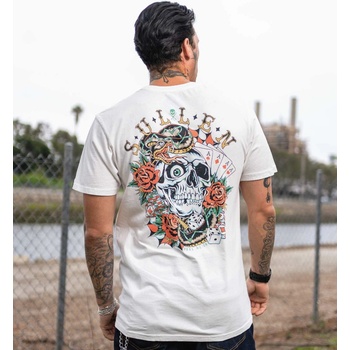 SULLEN Мъжка тениска sullen - premium - deal me in - antique white - scm7189_aw