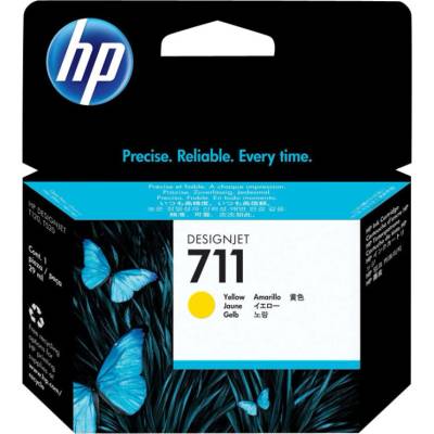 HP Мастило HP 711 CZ132A Yellow (CZ132A)