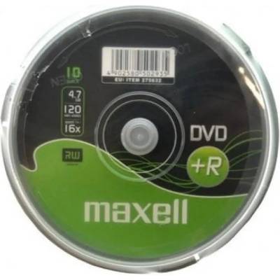 Maxell M160 празен DVD 4.7 GB DVD+R 10 бр (MAXELL 275736.40.TE)