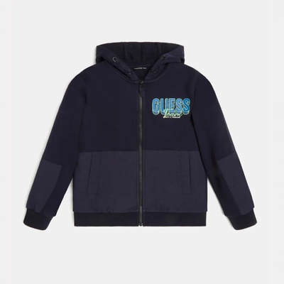 GUESS Спортен суичър в тъмно синьо за момче Guess