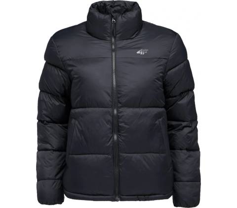 4F down jacket čierna sivá