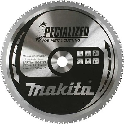 Makita Диск циркулярен HM за черна стомана ф 305х 25.4х 2.1, z 60, Makita Specialised, B-09765 (095596)