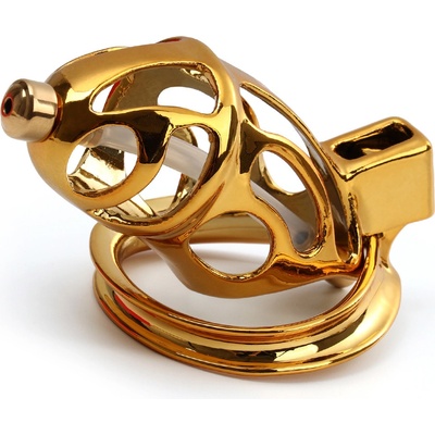Sevanda Gold Urethral Chastity Cock Cage