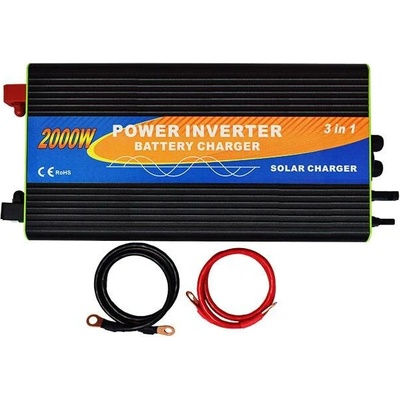 KOSUN s nabíječkou a MPPT regulátorem DC12V / AC230V, 2000W