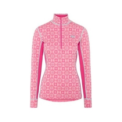 Kari Traa Rose Half Zip Baselayer Top Размер: L / Цвят: розов