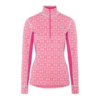 Kari Traa Rose Half Zip Baselayer Top Размер: L / Цвят: розов