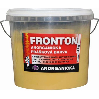 Fronton prášková farba do stavebných zmesí malty a betónov 4 kg 0651 žltá