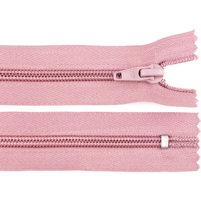 Spirálový zip No 5 délka 18 cm POL Varianta: 151614 starorůžová sv., Balení: 1 ks