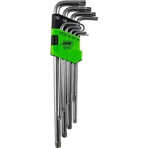 JGM Комплект дълги Г-образни torx, 9 броя; jbm 53737