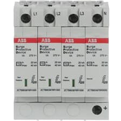 ABB Защита от пренапрежение abb ovr t2 3n 40-275 p qs - 275 v (2ctb803973r1100)