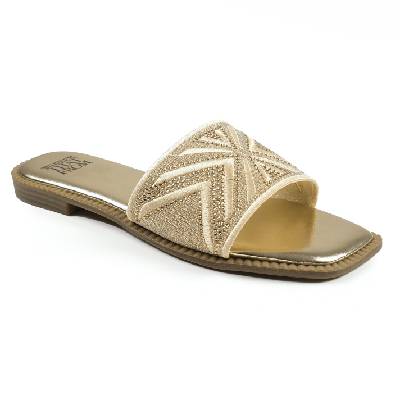 Сандали Wheres That From Women's Blossom Flat Sandals - Gold