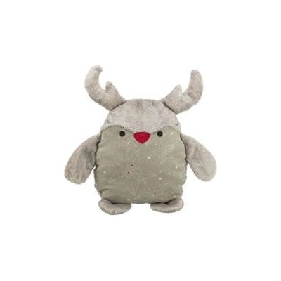 Xmas REINDEER vánoční plyšový sob bez zvuku látka/plyš 30 cm