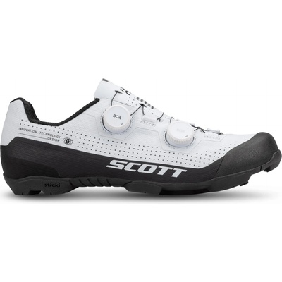 SCOTT Мъжки обувки за планинско колоездене Scott Shoe MTB Rc Cycling shoes - White / Black - размер 46 (EU) (036-1319-0123)