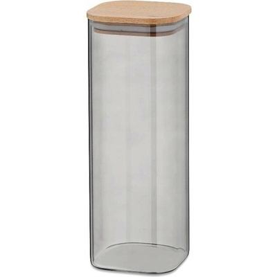 Kela Sklo /dřevěná úložná Zavařovací Sklenice NEA 2000ml