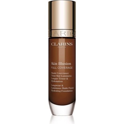 Clarins Skin Illusion Hydrating Foundation високо покривен фон дьо тен цвят 118.5N 30ml