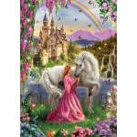 Educa - Puzzle Princess and unicorn - 500 piese