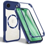 Techsuit Калъф за iPhone 17 Air - ColorVerse 360 MagSafe Series + Скрийн протектор - син