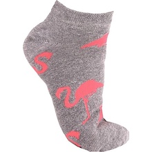 Socks4Fun Kotníkové ponožky plameňák 2138G