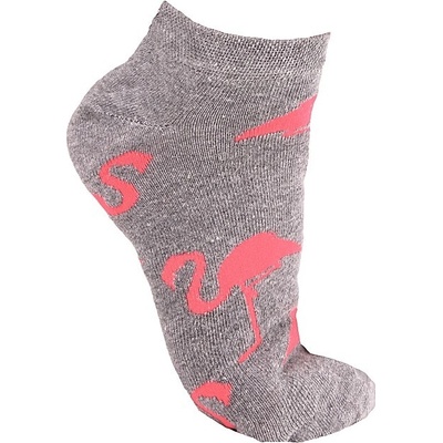 Socks4Fun Kotníkové ponožky plameňák 2138G